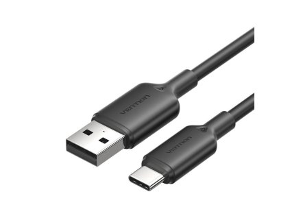 Kábel USB 2.0 A na USB-C 3A Vention CTQBF 1M (čierny)