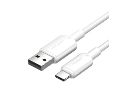 Kábel USB 2.0 A na USB-C 3A Vention CTQWH 2M (biely)
