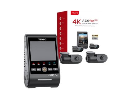 VIOFO A229 PRO 3CH 4K + 2K + 1080P WiFi, GPS