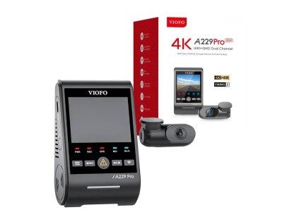 VIOFO A229 PRO 2CH 4K + 2K WiFi, GPS
