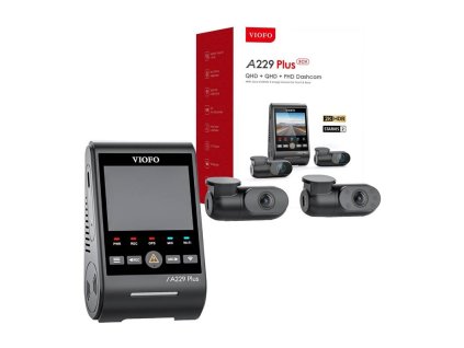 VIOFO A229 PLUS 3CH 2K + 1080p WiFi, GPS