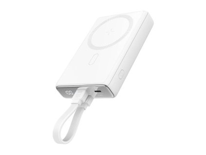 Joyroom magnetická powerbanka so stojanom JR-PBM01, 20W, 10000mA (biela)