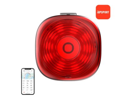 Zadné svetlo na bicykel iGPSPORT TL30 smart