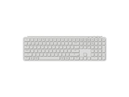 Ultra tenká bezdrôtová klávesnica Keychron B6 Pro 2.4G (biela) [B6P-K8].