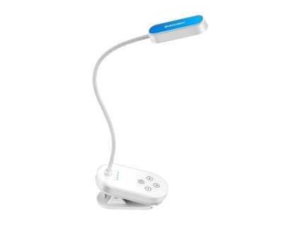 Glocusent Mini bezdrôtové svetlo GLCSNTBL005 s klipom biele
