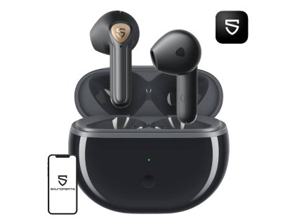 Slúchadlá Soundpeats TWS Air 3 Deluxe HS (čierne)