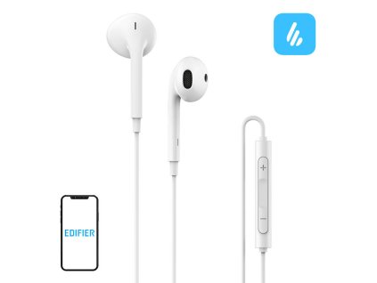 Káblové slúchadlá do uší Edifier P180, USB-C (biele) (Wybierz wariant Słuchawki douszne przewodowe Edifier P180, USB-C (białe))