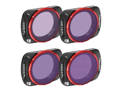 Sada 4 filtrov Freewell Bright Day pre DJI Osmo Pocket 3 (Wybierz wariant Zestaw 4 filtrów Freewell Bright Day)