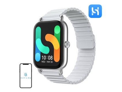 Inteligentné hodinky Haylou RS4 Plus (strieborné)