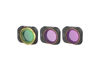 Sada 3 filtrov CPL+ND8+ND16 Sunnylife pre DJI Mini 3 Pro (MM3-FI415)