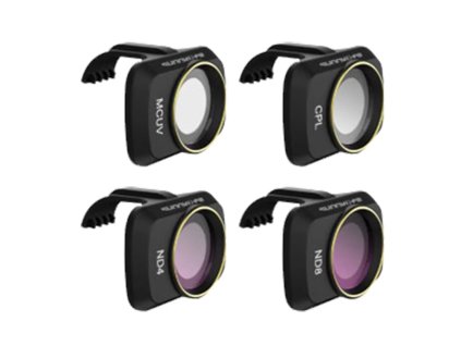 Sada 4 filtrov CPL ND 4/8 UV Sunnylife pre DJI Mini 2 (MM-FI9257)