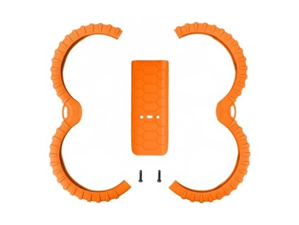 Protective cover + propeller cover SUNNYLIFE for DJI Avata 2 (orange) (Wybierz wariant Obudowa ochronna + osłona śmigieł (pomarańczowa))