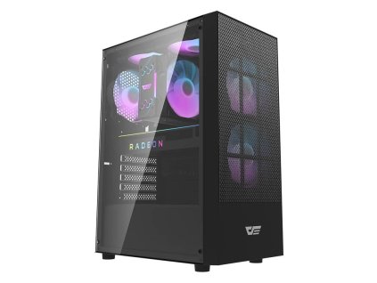 Počítačová skriňa Darkflash A290 (čierna) + 3 ventilátory