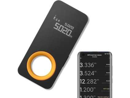 Laserový merač vzdialenosti HOTO QWCJY001 (Bluetooth, OLED, 30 m)