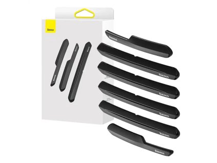 Súprava chráničov nárazníka T-Space pre Tesla Baseus Balenie 6 ks (čierna)