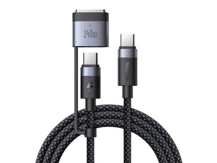 Kábel 2v1 z USB-C na USB-C + Magsafe 3 Mcdodo CA-0140, 2 m (čierny)