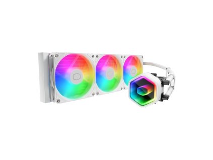 Vodné chladenie Cooler Master MasterLiquid 360 Core II ARGB (biely)