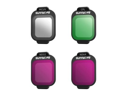Filtre MCUV, CPL, ND32, ND64 Sunnylife pre DJI Flip
