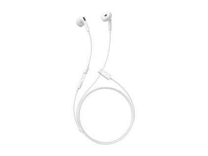 Káblové slúchadlá do uší Baseus Encok CZ19 White