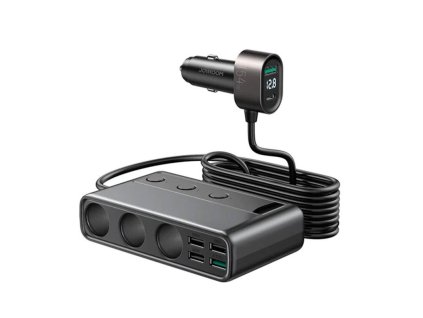 Nabíjačka do auta JOYROOM JR-CL06 Multi-Port (čierna)