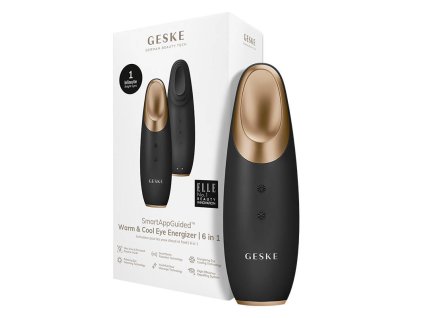 Teplý a chladivý očný energizér 6 v 1 Geske s aplikáciou (sivý)