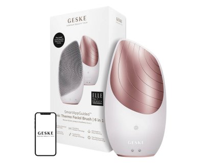 Sonická termo kefka na tvár 6 v 1 Geske s aplikáciou (starlight)