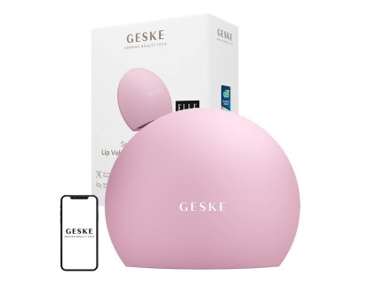 Zväčšovač a zväčšovač pier Geske s aplikáciou (ružový)