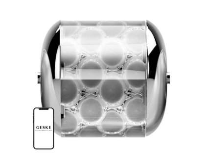 Chladiaca hlava valčeka na tvár Geske