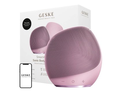 Geske sonická telová kefka a intenzívny peeling 7v1 (ružová)