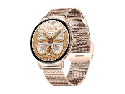 Inteligentné hodinky Colmi V89 (nerezová oceľ, zlatá)