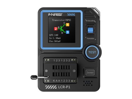 Multifunkčný tester kondenzátorov a tranzistorov FNIRSI LCR-P1