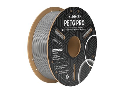 Filament PETG Pro ELEGOO (sivý)