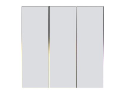 Dotykový vypínač svetla ZigBee Avatto TS60-EU-W3 Triple TUYA (biely).