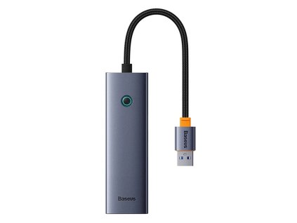 Rozbočovač 4v1 Baseus UltraJoy USB-A na 4xUSB 3.0 (sivý)