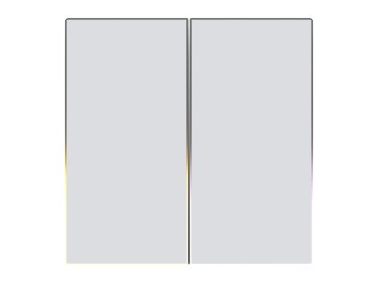 ZigBee Avatto TS60-EU-W2 Dotykový spínač svetla Dual TUYA (biely).