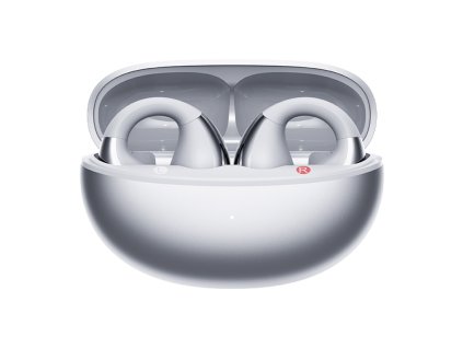 Slúchadlá QCY Crossky Clip C30S (strieborné)