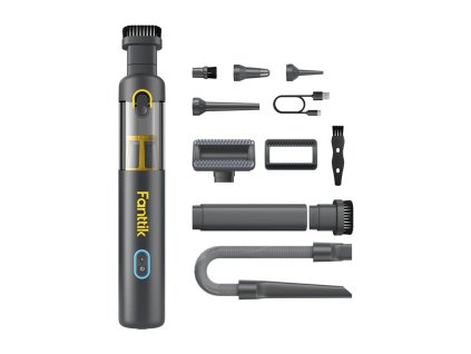 Bezdrôtový prenosný vysávač do auta V8 Apex (sivý)