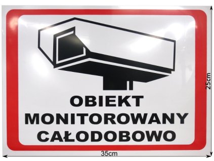 tabliczka obiekt monitorowany 1