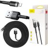 kabel usba lightning iphone baseus cafule calklfrg1 300cm apple 2a czarnoszary w oplocie 697631aa14385