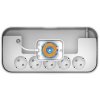 listwa antyprzepiciowa z zabezpieczeniem energizer 5x schuko 2x usba 1x usbc 2500w 10a kabel 2m 0043ed40725f3