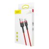 Kábel USB na USB-C Baseus Cafule 3A 0,5 m (červený)