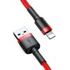 Kábel Baseus Cafule USB Lightning 2A 3 m (červený)