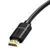 Baseus 2x kábel HDMI 2.0 4K 30Hz, 3D, HDR, 18 Gb/s, 8 m (čierny)