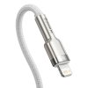 Kábel USB-C pre Lightning Baseus Cafule, PD, 20 W, 2 m (biely)