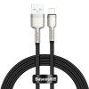 Kábel USB pre Lightning Baseus Cafule, 2,4 A, 1 m (čierny)