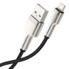 Kábel USB pre Lightning Baseus Cafule, 2,4 A, 1 m (čierny)