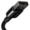Kábel USB na Lightning Baseus Tungsten Gold, 2,4 A, 1 m (čierny)