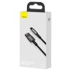 Kábel USB na Lightning Baseus Tungsten Gold, 2,4 A, 1 m (čierny)