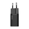 Rýchlonabíjačka Baseus Super Si 1C 25W s káblom USB-C na USB-C 1 m (čierna)