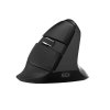 Bezdrôtová vertikálna myš Delux M618Mini BT+2.4G RGB 4000DPI (sivá)